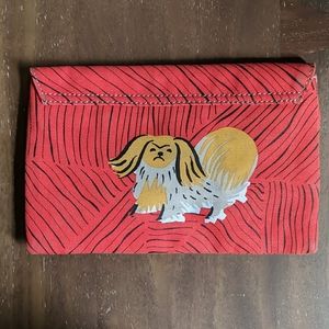 NWT Anthro Pilco & the Letterpress Clutch Lion Dog